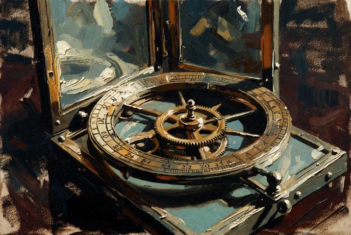 The brass astrolabe
