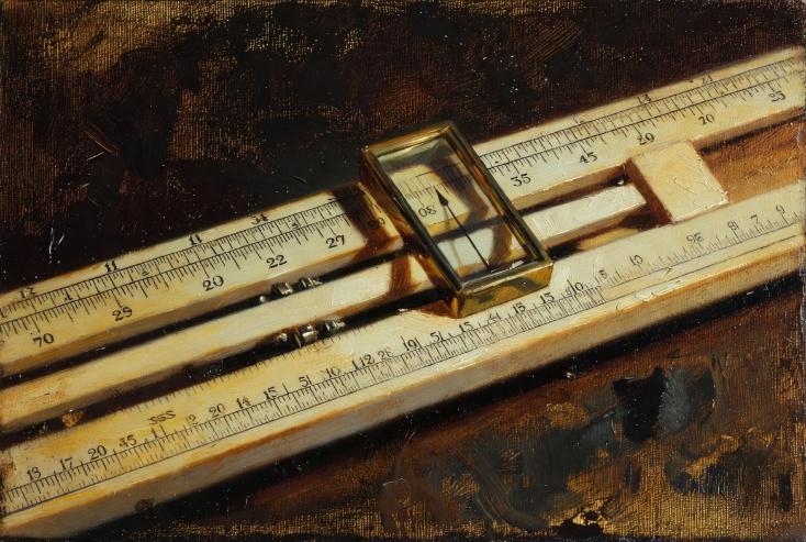The ivory slide rule